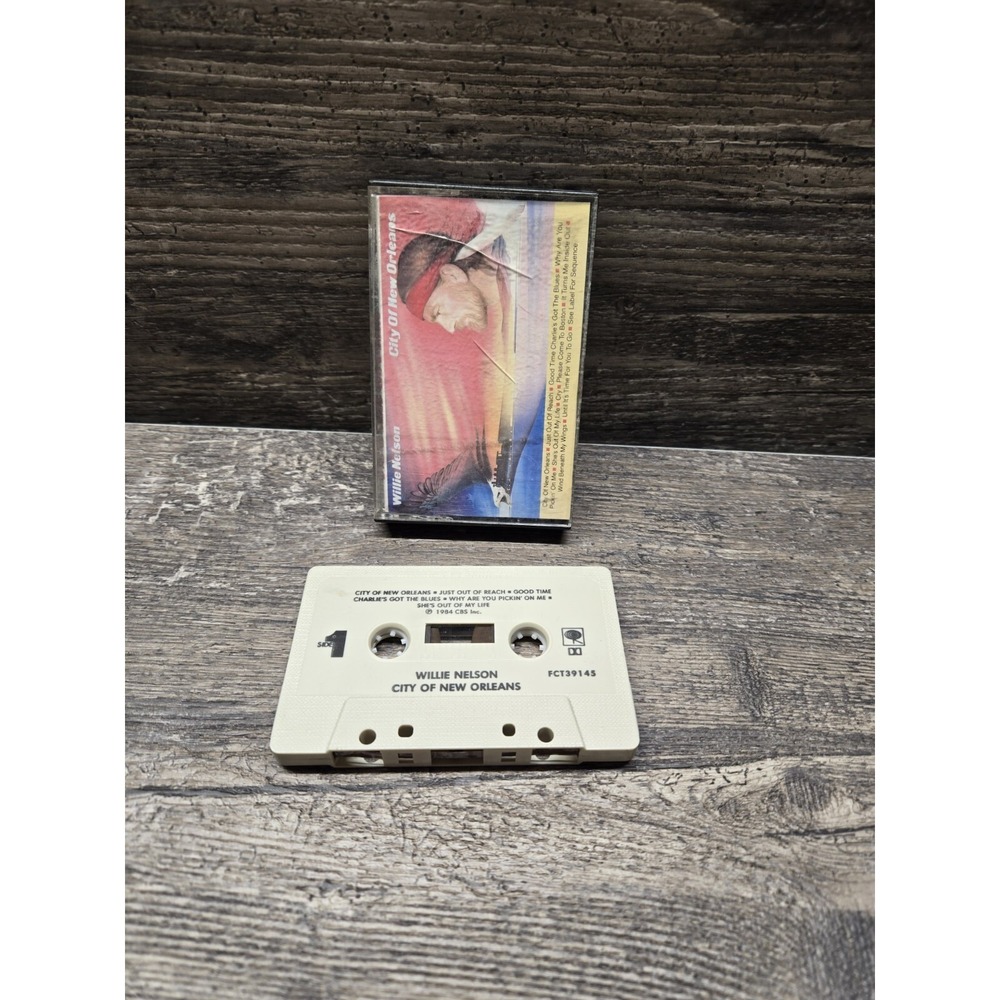 Willie Nelson: City of New Orleans (Cassette, 1990, CBS Records) Country
